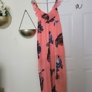 Peachy Maternity Dress